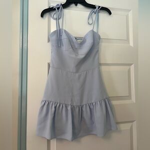 Amanda Uprichard Light Blue Romper/Dress